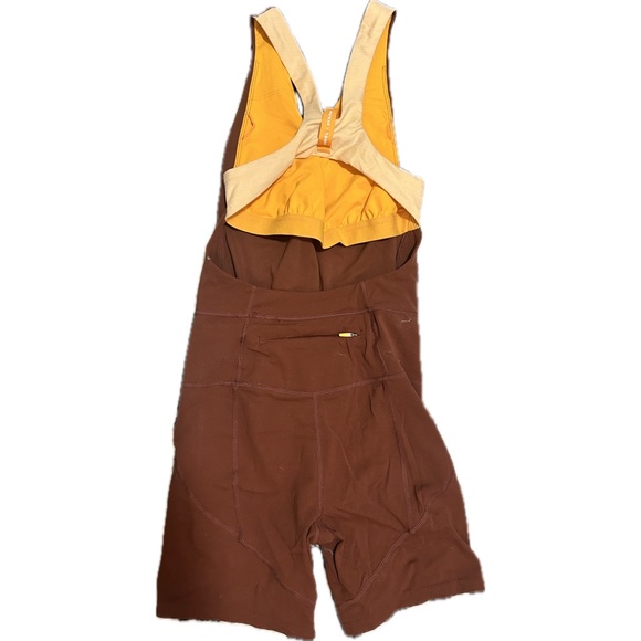 PrAna x Sorel Wandering Soul Shortie Athletic Romper | Size XS | Rust | NWOT - Picture 4 of 6